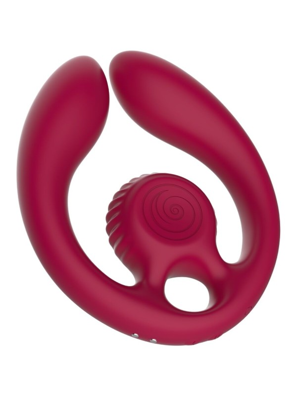 SNAIL VIBE GIZI DUO ESTIMULADOR DE PAREJAS CONTROL REMOTO BURDEOS