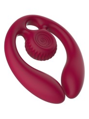 SNAIL VIBE GIZI DUO ESTIMULADOR DE PAREJAS CONTROL REMOTO BURDEOS