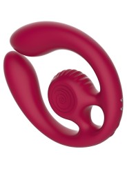 SNAIL VIBE GIZI DUO ESTIMULADOR DE PAREJAS CONTROL REMOTO BURDEOS