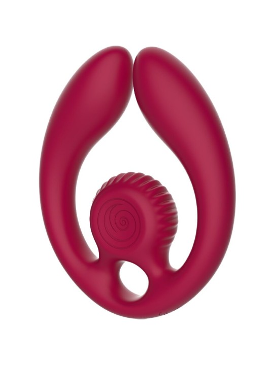 SNAIL VIBE GIZI DUO ESTIMULADOR DE PAREJAS CONTROL REMOTO BURDEOS
