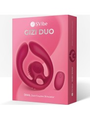 SNAIL VIBE GIZI DUO ESTIMULADOR DE PAREJAS CONTROL REMOTO BURDEOS