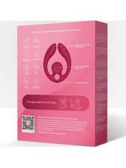 SNAIL VIBE GIZI DUO ESTIMULADOR DE PAREJAS CONTROL REMOTO BURDEOS