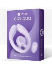SNAIL VIBE GIZI DUO ESTIMULADOR DE PAREJAS CONTROL REMOTO LILA