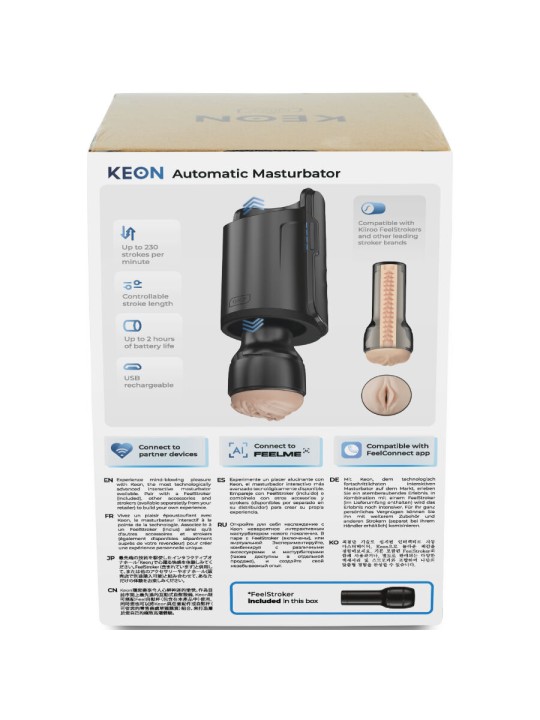 KIIROO KEON WIFI COMBO MASTURBADOR AUTOMATICO FEEL STROKER