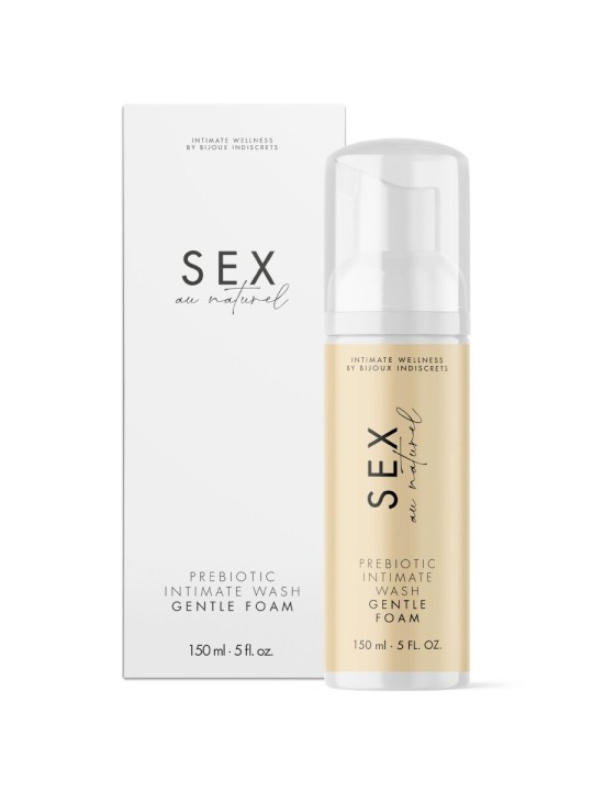 BIJOUX INDISCRETS SEX AU NATUREL GEL INTIMO PREBIOTICO CON ESPUMA 150 ML