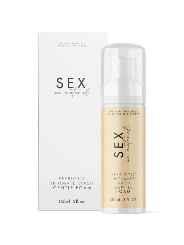 BIJOUX INDISCRETS SEX AU NATUREL GEL INTIMO PREBIOTICO CON ESPUMA 150 ML