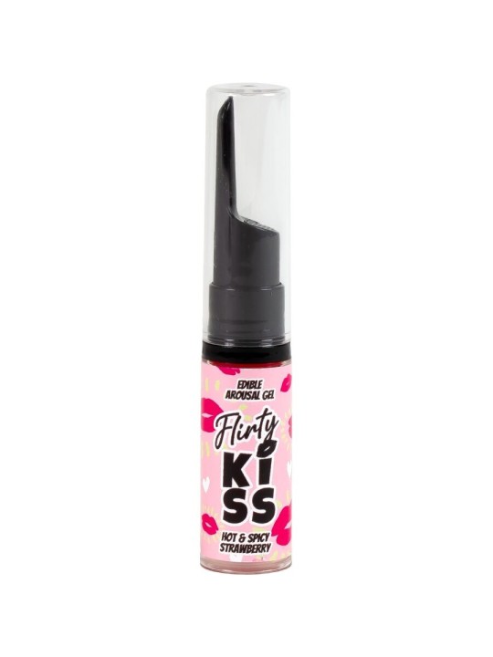 SECRETPLAY FLIRTY KISS GELES CON EFECTOS SEXO ORAL FRESA MENTA 2 x 8 GR