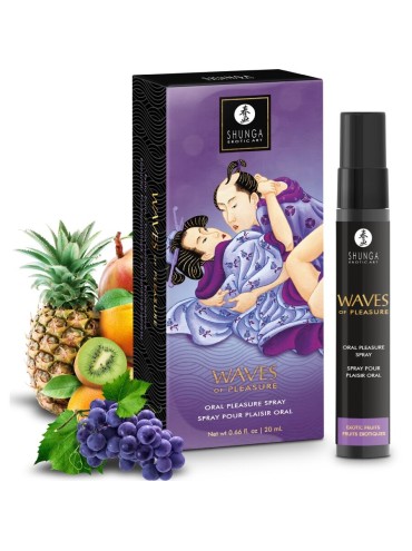 SHUNGA WAVES PLEASURE SPRAY ORAL SEDUCTOR FRUTAS EXOTICAS 20 ML