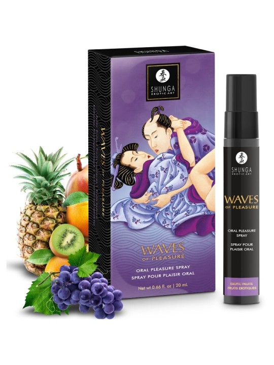 SHUNGA WAVES PLEASURE SPRAY ORAL SEDUCTOR FRUTAS EXOTICAS 20 ML