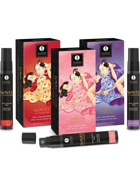 SHUNGA WAVES PLEASURE SPRAY ORAL SEDUCTOR FRUTAS EXOTICAS 20 ML