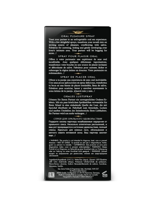 SHUNGA WAVES PLEASURE SPRAY ORAL SEDUCTOR SANDIA 20 ML