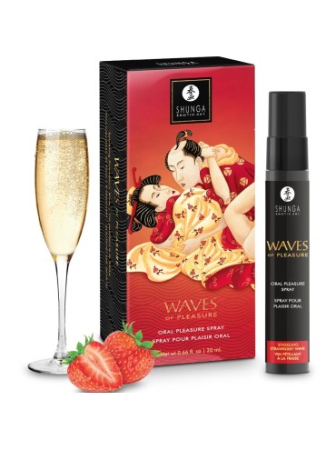 SHUNGA WAVES PLEASURE SPRAY ORAL SEDUCTOR FRESA 20 ML