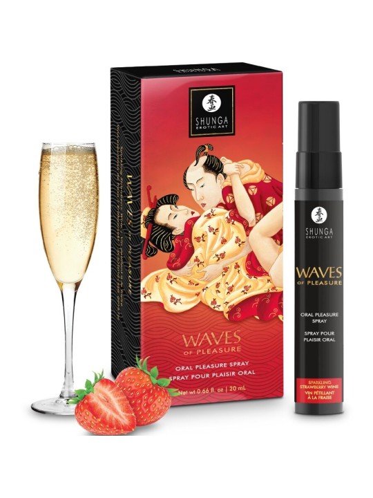 SHUNGA WAVES PLEASURE SPRAY ORAL SEDUCTOR FRESA 20 ML
