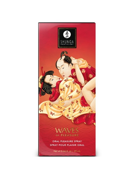 SHUNGA WAVES PLEASURE SPRAY ORAL SEDUCTOR FRESA 20 ML