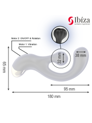 IBIZA ESTIMULADOR VIBRADOR Y ROTATORIO