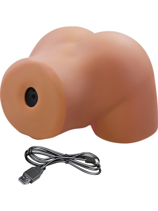 CRAZY BULL ILANA TRASERO FEMENINO REALISTA VIBRADOR SUCCIONADOR CON SONIDO 68 KG