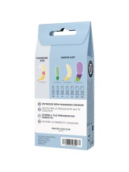 MISTER SIZE TEST SET 3 PRESERVATIVOS DIFERENTES TALLAS CINTA METRICA