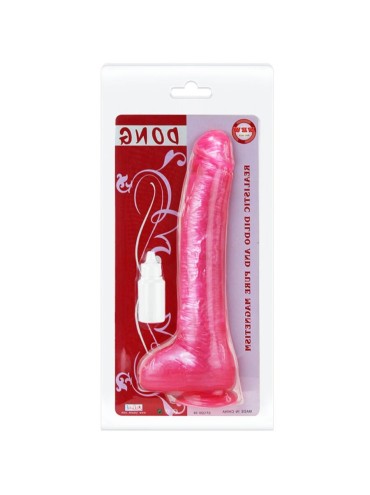 BAILE DONG DILDO REALISTICO ROSA CON VENTOSA