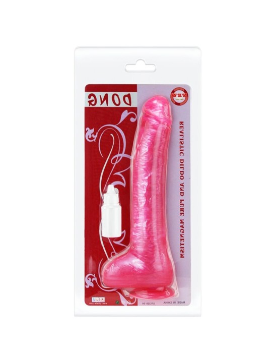 BAILE DONG DILDO REALISTICO ROSA CON VENTOSA