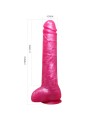 BAILE DONG DILDO REALISTICO ROSA CON VENTOSA