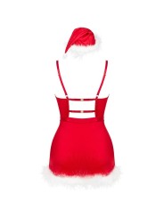 LIVCO CORSETTI FASHION AGETHE LC 90607 CAMISA TANGA GORRO NAVIDENO L XL