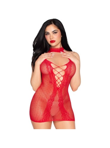 LEG AVENUE MINI VESTIDO HALTER