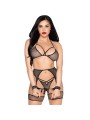 LEG AVENUE SET TOP TANGA LIGUERO ESP
