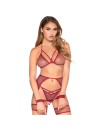 LEG AVENUE SET TOP TANGA LIGUERO ESP