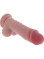 GET REAL PENE REALISTICO DELUXE CON TESTICULOS EXTRA GRUESO 20 CM