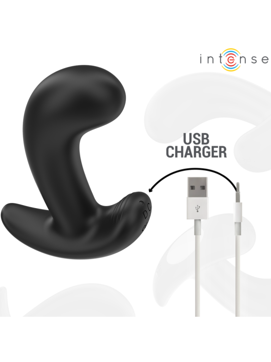 INTENSE CHANDLER PLUG ANAL 10 VIBRACIONES NEGRO CONTROL REMOTO