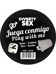 DIABLO PICANTE DADO DURO BLANCO POSTURAS HETERO CON CUBILETE