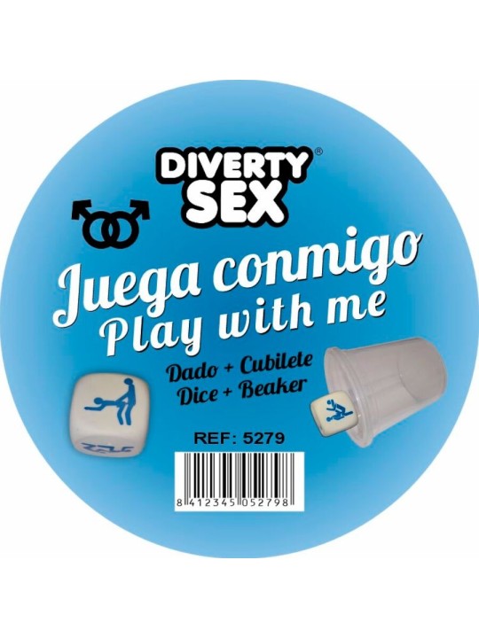 DIABLO PICANTE DADO DURO BLANCO POSTURAS CHICOS CON CUBILETE