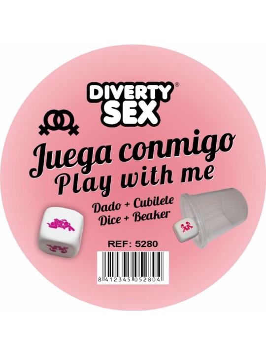 DIABLO PICANTE DADO DURO BLANCO POSTURAS CHICAS CON CUBILETE