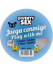 DIABLO PICANTE DADOS LUGAR POSTURAS CHICOS CON CUBILETE