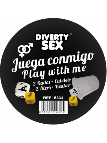 DIABLO PICANTE DADOS LUGAR POSTURAS HETERO CON CUBILETE