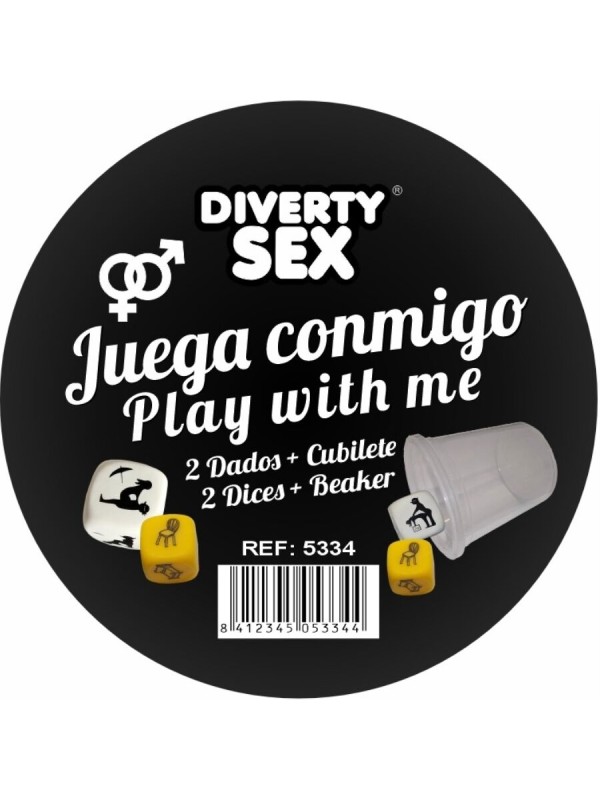 DIABLO PICANTE DADOS LUGAR POSTURAS HETERO CON CUBILETE