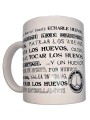 DIABLO PICANTE TAZA BLANCA DE SINONIMOS HUEVOS 370 ML