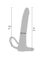 GET REAL DOUBLE TROUBLE PENETRADOR ANAL SILICONA 16 CM