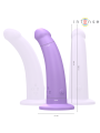 INTENSE EDDIE VIBRADOR 175 CM 10 VIBRACIONES MORADO CONTROL REMOTO
