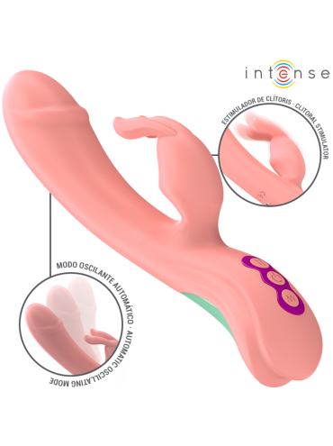 INTENSE RACHEL VIBRADOR RABBIT 5 VIBRACIONES ROSA