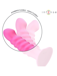 INTENSE CINDY VIBRADOR TALLA L DISENO EN ESPIRAL 10 VIBRACIONES ROSA CONTROL REMOTO