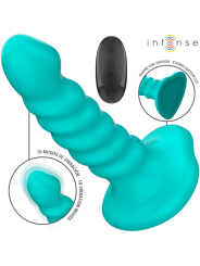 INTENSE BUFFY VIBRADOR TALLA S DISENO EN ESPIRAL 10 VIBRACIONES AZUL CONTROL REMOTO