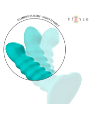 INTENSE BUFFY VIBRADOR TALLA S DISENO EN ESPIRAL 10 VIBRACIONES AZUL CONTROL REMOTO