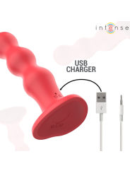 INTENSE CODY VIBRADOR CON VENTOSA ROJO CONTROL REMOTO