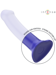 INTENSE VICTORIA VIBRADOR CON VENTOSA 10 VIBRACIONES AZUL OSCURO CONTROL REMOTO