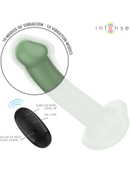 INTENSE BECCA VIBRADOR CON VENTOSA 10 VIBRACIONES VERDE CONTROL REMOTO