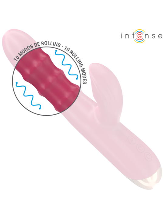 INTENSE CHLOE VIBRADOR MULTIFUNCION 3 EN 1 ROJO
