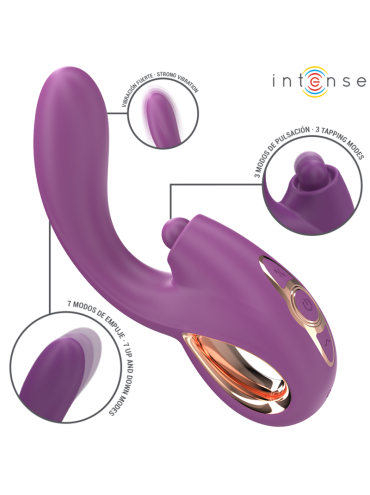 INTENSE LALI VIBRADOR PUNTO G MULTIFUNCION ESTIMULACION EMPUJE VIBRACION MORADO