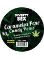 DIABLO GOLOSO 20 CARAMELOS PENE AROMA CANNABIS