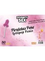 DIABLO GOLOSO 50 PIRULETAS PENE GIN TONIC FRESA 10 ALCOHOL
